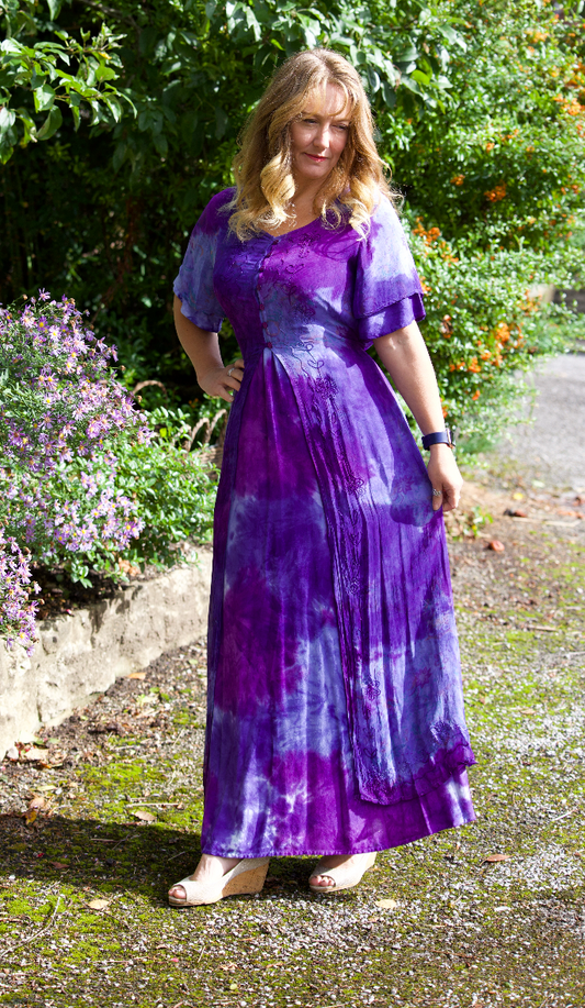 Suzanna Dress Lilac Mix