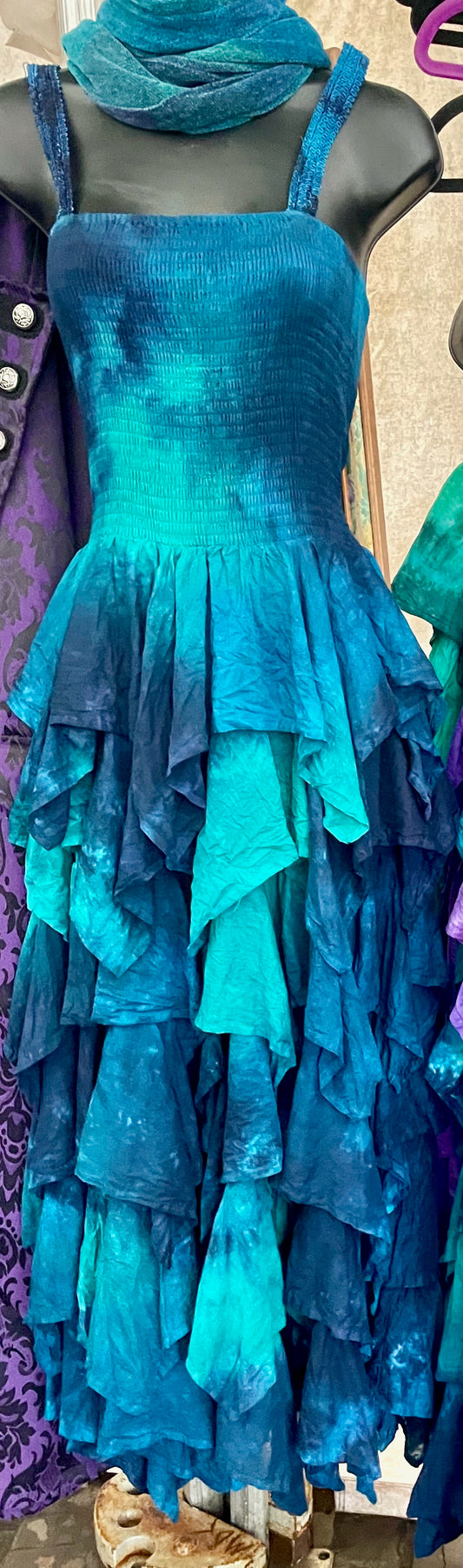 Sky Dress - Teal Mix