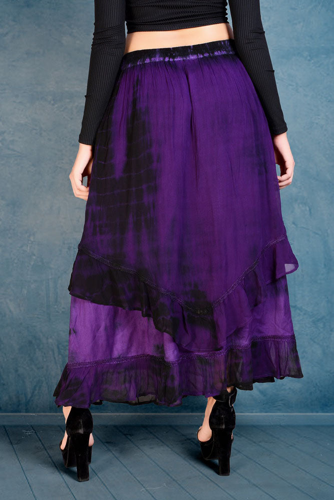 Purple eyelet skirt best sale